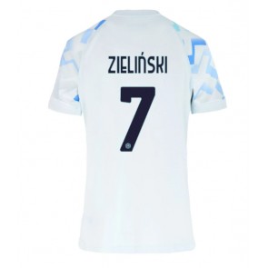 Inter Milan Piotr Zielinski #7 Dámské Venkovní Dres 2025-26 Krátký Rukáv